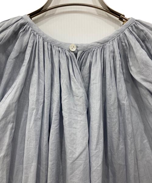 Whim Gazette（ウィムガゼット）Whim Gazette (ウィムガゼット) ローンクルーネックプルオーバー ブルー サイズ:Freeの古着・服飾アイテム