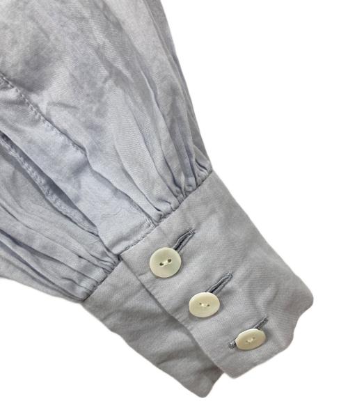 Whim Gazette（ウィムガゼット）Whim Gazette (ウィムガゼット) ローンクルーネックプルオーバー ブルー サイズ:Freeの古着・服飾アイテム