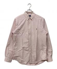 RALPH LAUREN（ラルフローレン）の古着「ストライプシャツ」｜ホワイト×レッド