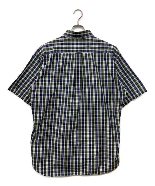 VAN（ヴァン）VAN (ヴァン) 半袖シャツ ブルー×グリーン サイズ:4Lの古着・服飾アイテム