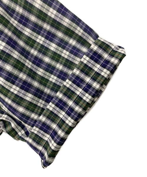 VAN（ヴァン）VAN (ヴァン) 半袖シャツ ブルー×グリーン サイズ:4Lの古着・服飾アイテム