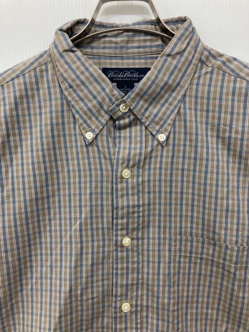 BROOKS BROTHERS（ブルックスブラザーズ）BROOKS BROTHERS (ブルックスブラザーズ) ボタンダウンシャツ グレー サイズ:Lの古着・服飾アイテム