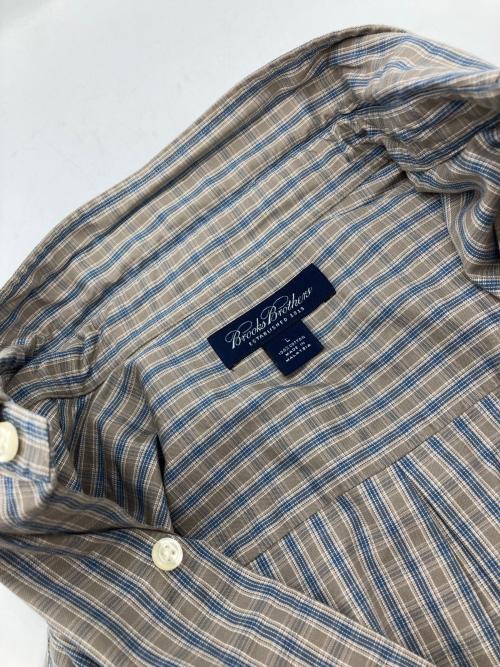 BROOKS BROTHERS（ブルックスブラザーズ）BROOKS BROTHERS (ブルックスブラザーズ) ボタンダウンシャツ グレー サイズ:Lの古着・服飾アイテム