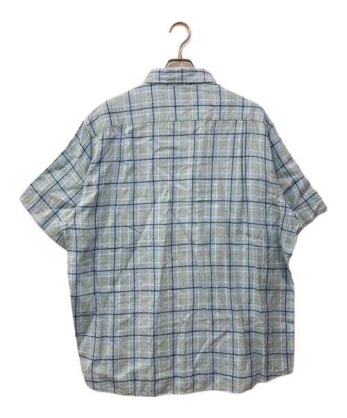 BROOKS BROTHERS（ブルックスブラザーズ）BROOKS BROTHERS (ブルックスブラザーズ) 半袖リネンシャツ ブルー サイズ:XLの古着・服飾アイテム