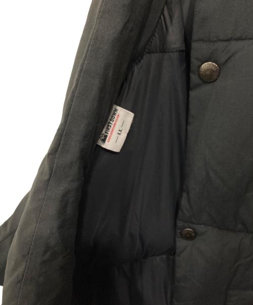FIRST DOWN（ファーストダウン）FIRST DOWN (ファーストダウン) ダウンベスト ブラック サイズ:LLの古着・服飾アイテム