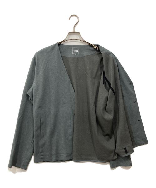 THE NORTH FACE（ザ ノース フェイス）THE NORTH FACE (ザ ノース フェイス) Tech Lounge Cardigan グレー サイズ:Mの古着・服飾アイテム