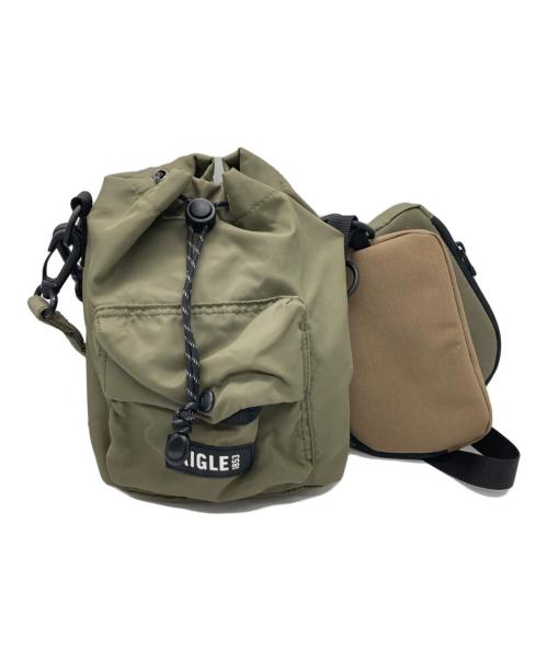 AIGLE（エーグル）AIGLE (エーグル) ミニショルダーバッグ オリーブの古着・服飾アイテム