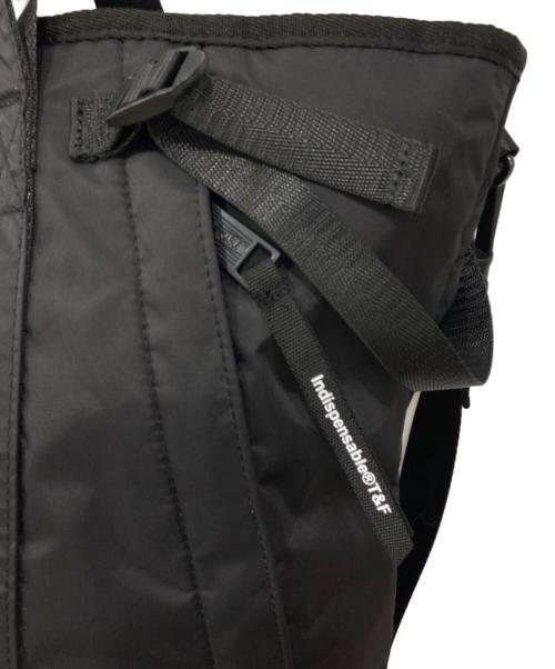 INDISPENSABLE（インディスペンサブル）INDISPENSABLE (インディスペンサブル) 3WAY TOTEBAG HANGGER ECONYL ブラックの古着・服飾アイテム
