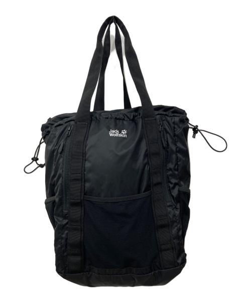 Jack Wolfskin（ジャック ウルフスキン）Jack Wolfskin (ジャック ウルフスキン) PACKABLE TOTE ブラックの古着・服飾アイテム