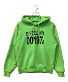 DIESEL（ディーゼル）の古着「プルオーバーパーカー」｜グリーン