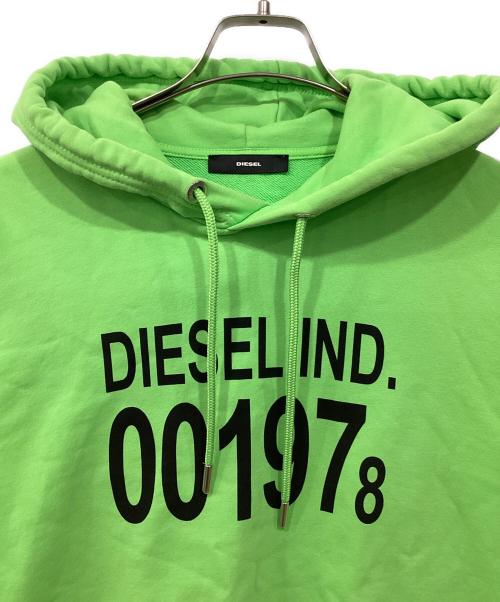 DIESEL（ディーゼル）DIESEL (ディーゼル) プルオーバーパーカー グリーン サイズ:XSの古着・服飾アイテム