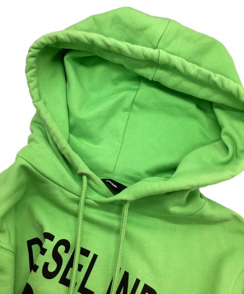 DIESEL（ディーゼル）DIESEL (ディーゼル) プルオーバーパーカー グリーン サイズ:XSの古着・服飾アイテム