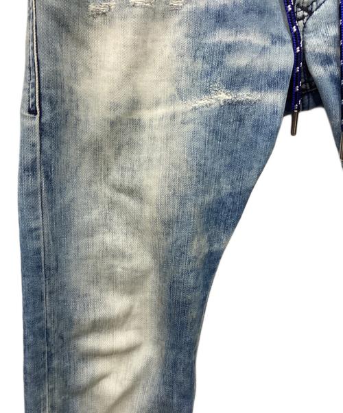 DIESEL（ディーゼル）DIESEL (ディーゼル) ジョグデニムパンツ インディゴ サイズ:SIZE 68.5cm (W27)の古着・服飾アイテム