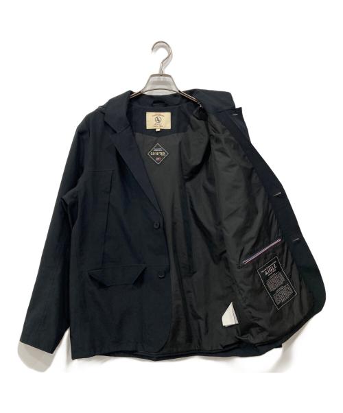 AIGLE（エーグル）AIGLE (エーグル) フード付きテーラードジャケット ブラック サイズ:Lの古着・服飾アイテム