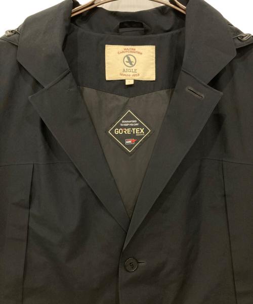 AIGLE（エーグル）AIGLE (エーグル) フード付きテーラードジャケット ブラック サイズ:Lの古着・服飾アイテム