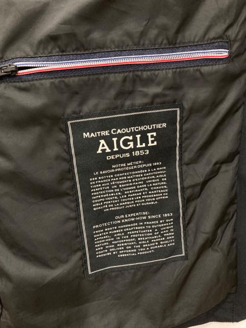 AIGLE（エーグル）AIGLE (エーグル) フード付きテーラードジャケット ブラック サイズ:Lの古着・服飾アイテム