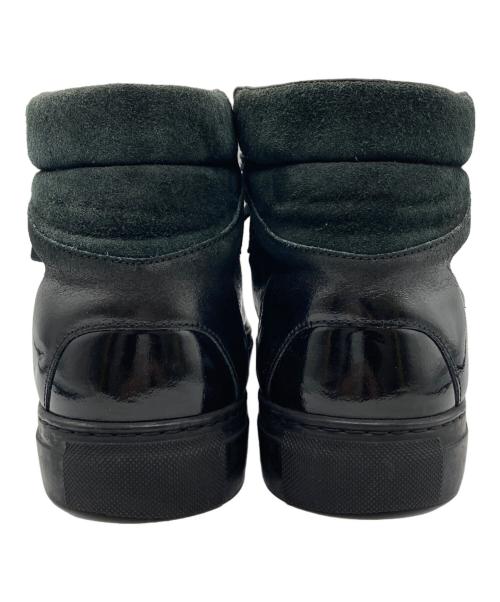 BALENCIAGA（バレンシアガ）BALENCIAGA (バレンシアガ) エナメルハイカットスニーカー ブラック サイズ:39の古着・服飾アイテム