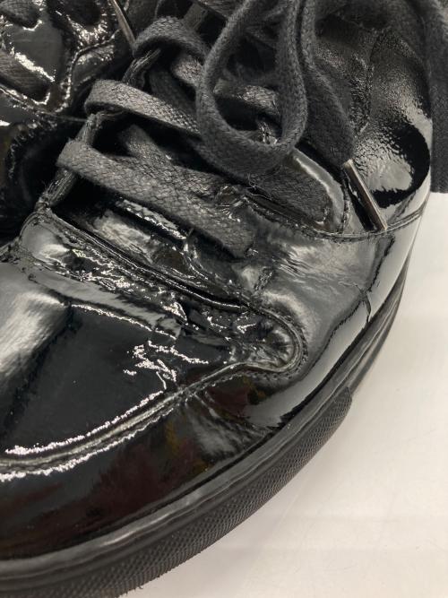 BALENCIAGA（バレンシアガ）BALENCIAGA (バレンシアガ) エナメルハイカットスニーカー ブラック サイズ:39の古着・服飾アイテム