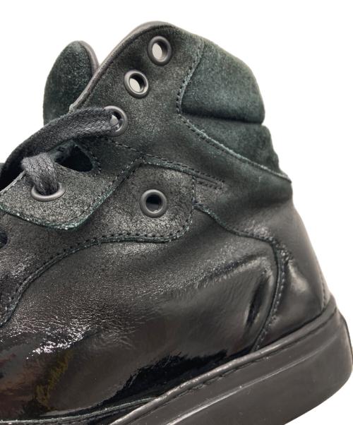 BALENCIAGA（バレンシアガ）BALENCIAGA (バレンシアガ) エナメルハイカットスニーカー ブラック サイズ:39の古着・服飾アイテム