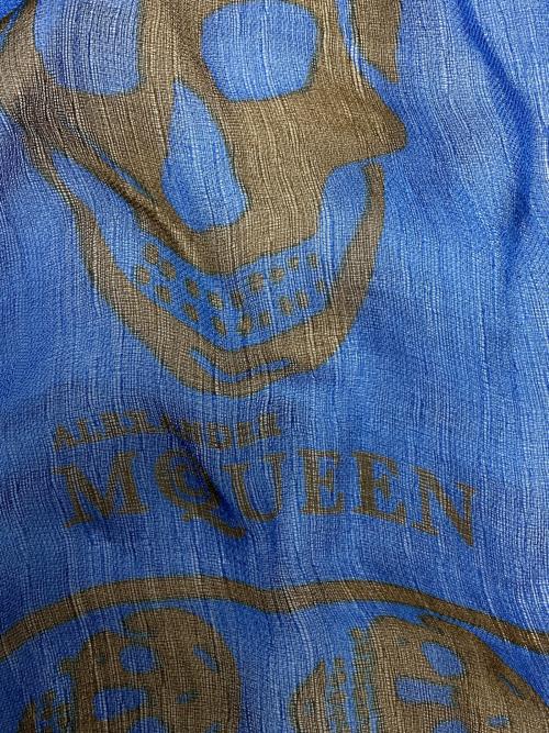 ALEXANDER McQUEEN（アレキサンダーマックイーン）ALEXANDER McQUEEN (アレキサンダーマックイーン) スカルシルクストールの古着・服飾アイテム