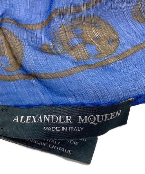 ALEXANDER McQUEEN（アレキサンダーマックイーン）ALEXANDER McQUEEN (アレキサンダーマックイーン) スカルシルクストールの古着・服飾アイテム