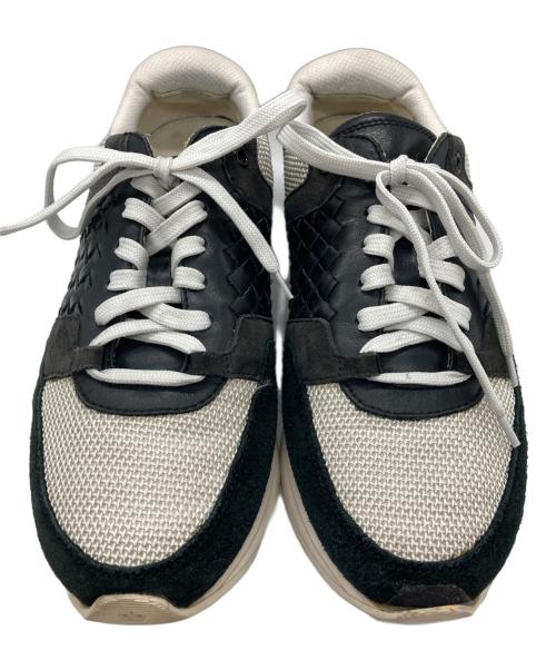 BOTTEGA VENETA（ボッテガベネタ）BOTTEGA VENETA (ボッテガベネタ) ローカットスニーカー ホワイトブラック サイズ:40の古着・服飾アイテム