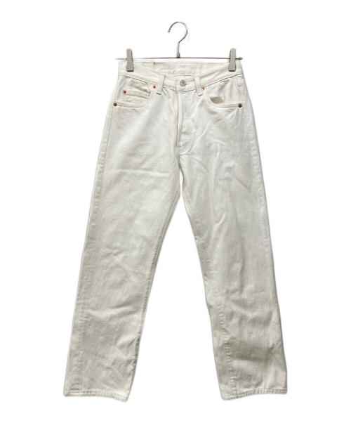 LEVI'S（リーバイス）LEVI'S (リーバイス) ボタンフライデニムパンツ ホワイト サイズ:SIZE 71cm (W28)の古着・服飾アイテム