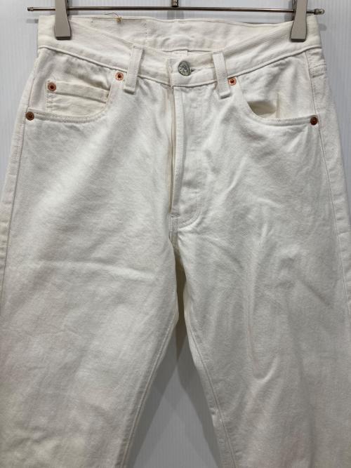 LEVI'S（リーバイス）LEVI'S (リーバイス) ボタンフライデニムパンツ ホワイト サイズ:SIZE 71cm (W28)の古着・服飾アイテム