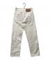 LEVI'S (リーバイス) ボタンフライデニムパンツ ホワイト サイズ:SIZE 71cm (W28)：4000円