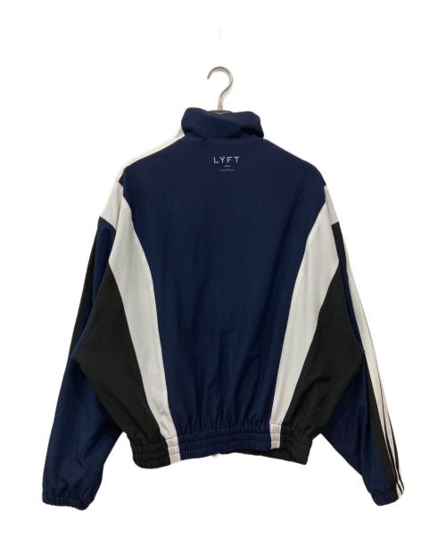 Lyft（リフト）LYFT (リフト) 2LINE TRACK JACKET ネイビー サイズ:Mの古着・服飾アイテム