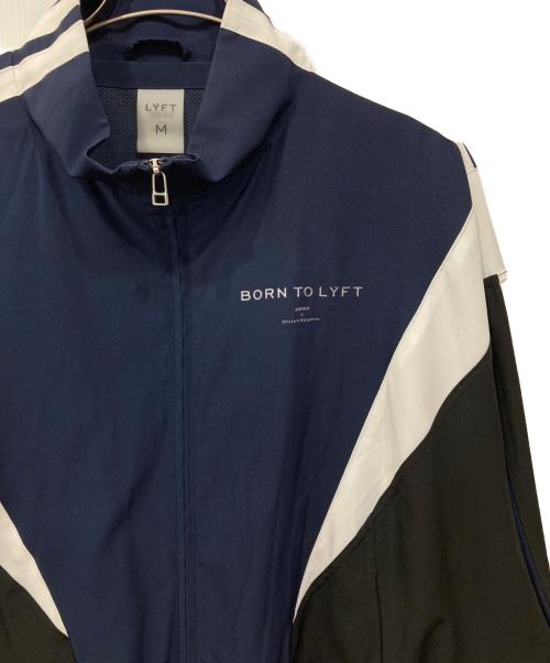 Lyft（リフト）LYFT (リフト) 2LINE TRACK JACKET ネイビー サイズ:Mの古着・服飾アイテム