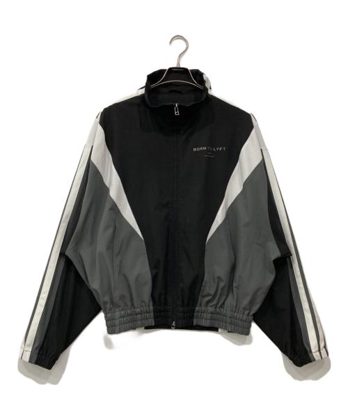 Lyft（リフト）LYFT (リフト) 2LINE TRACK JACKET ブラック サイズ:Mの古着・服飾アイテム