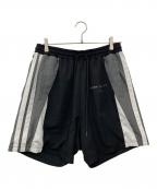Lyftリフト）の古着「2LINE WIDE SHORTS」｜ブラック