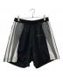 LYFT（リフト）の古着「2LINE WIDE SHORTS」｜ブラック