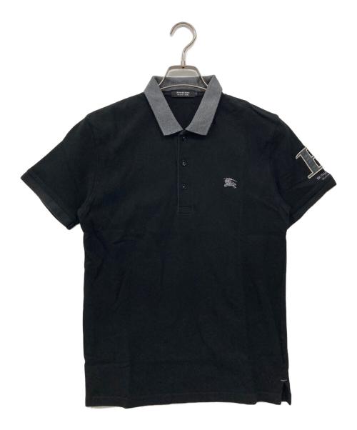 BURBERRY BLACK LABEL（バーバリーブラックレーベル）BURBERRY BLACK LABEL (バーバリーブラックレーベル) ポロシャツ ブラック サイズ:2の古着・服飾アイテム