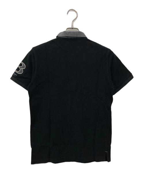 BURBERRY BLACK LABEL（バーバリーブラックレーベル）BURBERRY BLACK LABEL (バーバリーブラックレーベル) ポロシャツ ブラック サイズ:2の古着・服飾アイテム