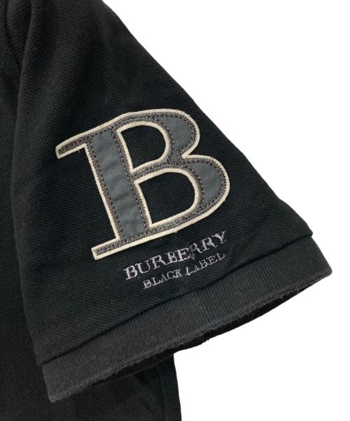 BURBERRY BLACK LABEL（バーバリーブラックレーベル）BURBERRY BLACK LABEL (バーバリーブラックレーベル) ポロシャツ ブラック サイズ:2の古着・服飾アイテム