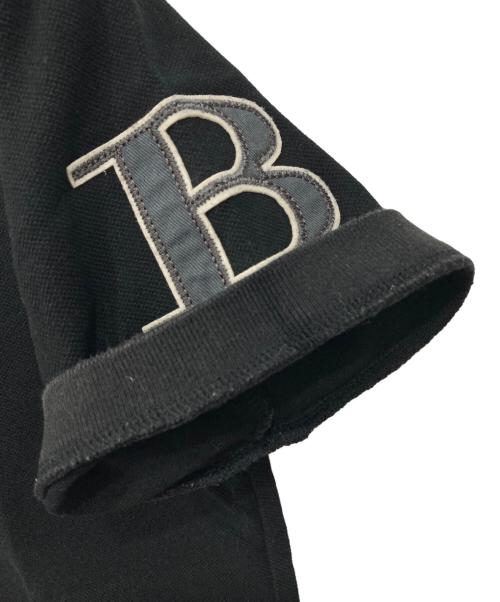 BURBERRY BLACK LABEL（バーバリーブラックレーベル）BURBERRY BLACK LABEL (バーバリーブラックレーベル) ポロシャツ ブラック サイズ:2の古着・服飾アイテム