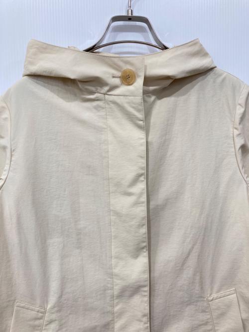 MACKINTOSH LONDON（マッキントッシュ ロンドン）MACKINTOSH LONDON (マッキントッシュ ロンドン) コットンナイロンダンプフーデットコート アイボリー サイズ:38の古着・服飾アイテム