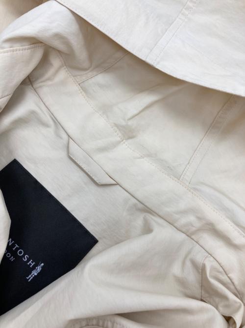 MACKINTOSH LONDON（マッキントッシュ ロンドン）MACKINTOSH LONDON (マッキントッシュ ロンドン) コットンナイロンダンプフーデットコート アイボリー サイズ:38の古着・服飾アイテム