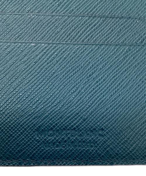 MONTBLANC（モンブラン）MONTBLANC (モンブラン) サルトリアルレザーウォレット ブルーの古着・服飾アイテム