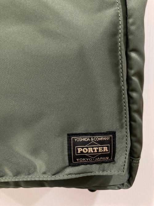 PORTER（ポーター）PORTER (ポーター) TANKER TOTE BAG(L) グリーン 未使用品の古着・服飾アイテム