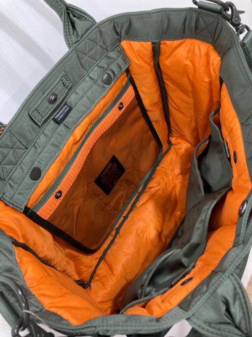 PORTER（ポーター）PORTER (ポーター) TANKER TOTE BAG(L) グリーン 未使用品の古着・服飾アイテム
