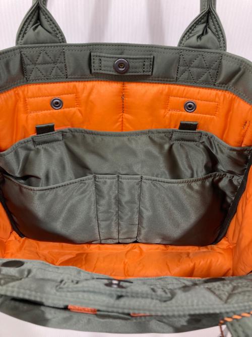 PORTER（ポーター）PORTER (ポーター) TANKER TOTE BAG(L) グリーン 未使用品の古着・服飾アイテム