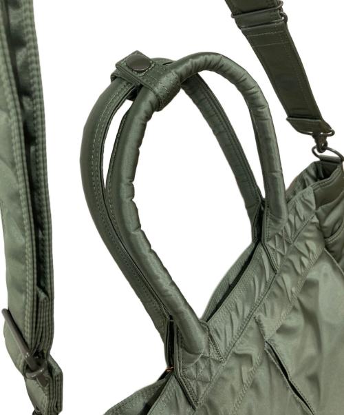 PORTER（ポーター）PORTER (ポーター) TANKER TOTE BAG(L) グリーン 未使用品の古着・服飾アイテム
