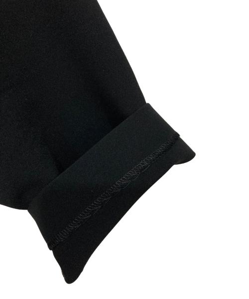 Demi-Luxe Beams（デミルクス ビームス）Demi-Luxe BEAMS (デミルクス ビームス) トリアセ ペプラム ブラウス ブラック サイズ:38の古着・服飾アイテム