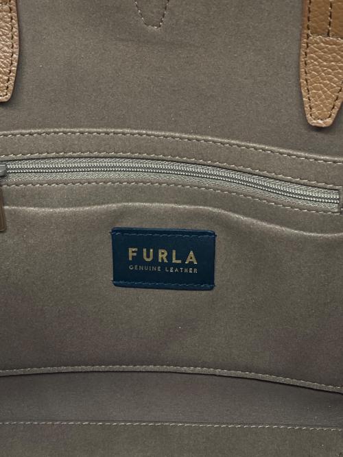 FURLA（フルラ）FURLA (フルラ) NET M TOTE BAG ブラウンの古着・服飾アイテム