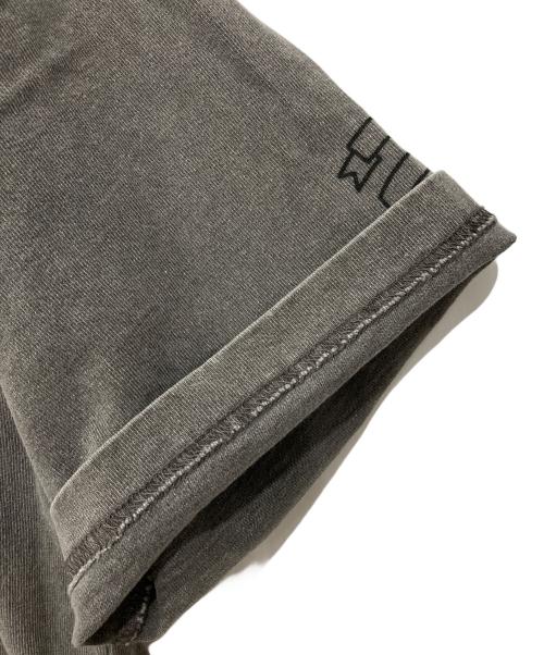 RE:NUMBER (N)INE（リナンバーナイン）RE:NUMBER (N)INE (リナンバーナイン) EMBLEM CLASH PIGMENT BIO TEE グレー サイズ:3の古着・服飾アイテム