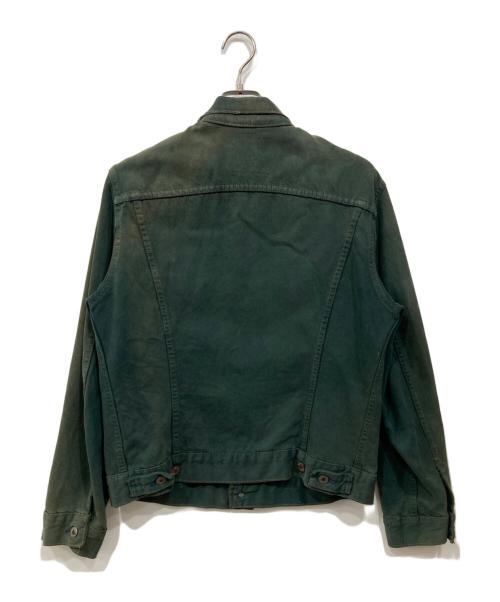 LEVI'S（リーバイス）LEVI'S (リーバイス) 後染めデニムジャケット グリーン サイズ:不明の古着・服飾アイテム