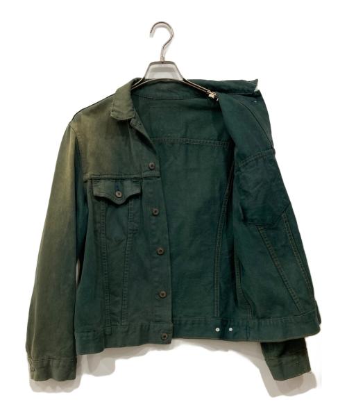LEVI'S（リーバイス）LEVI'S (リーバイス) 後染めデニムジャケット グリーン サイズ:不明の古着・服飾アイテム